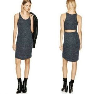 ARITZIA Wilfred Free - Yasmin Cutout Back Knit Midi Bodycon Tank Dress